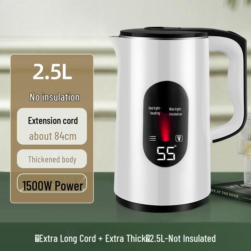 German Electric Kettle: Large Capacity, Durable Thermos, Automatic Power-Off, Constant Temperature Function