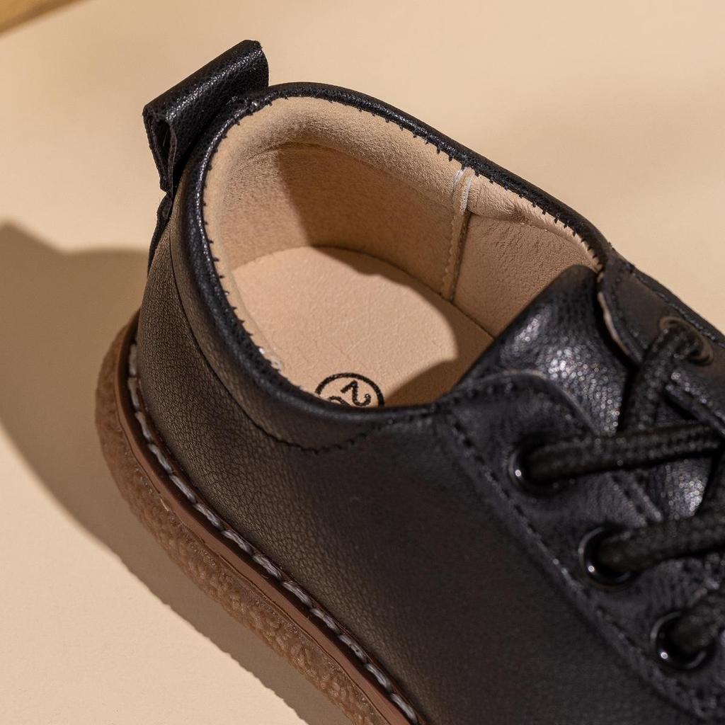 25. Jubiläum Rutschfeste Schnürschuhe mit weicher Sohle aus Leder für Jungen & Mädchen