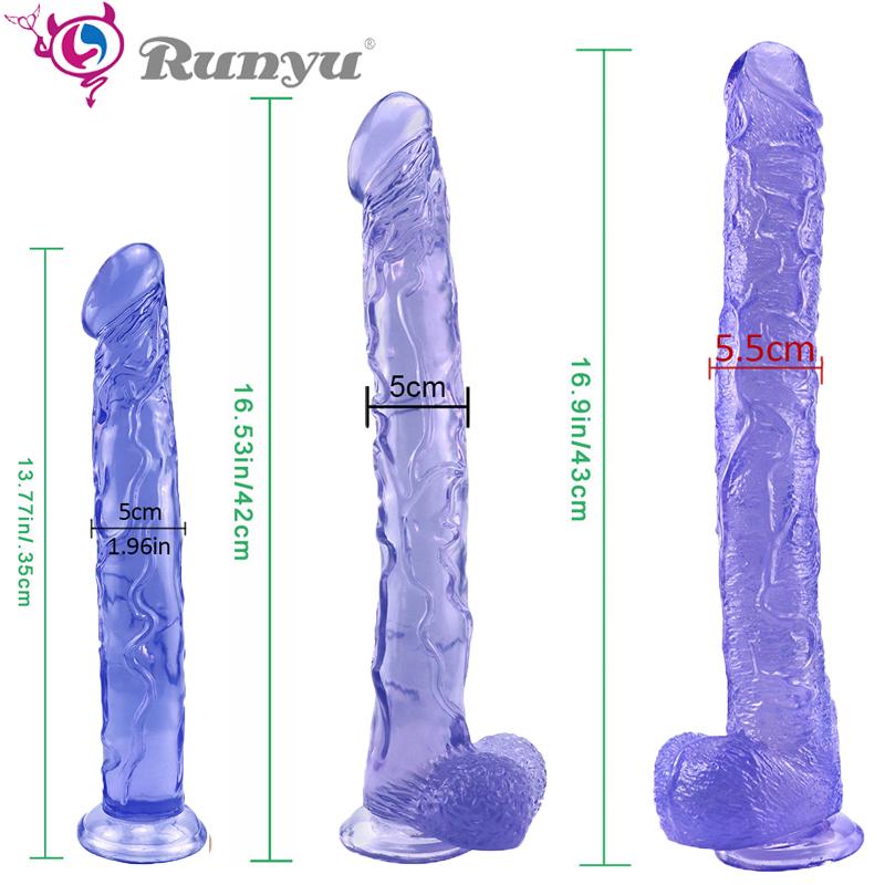 Long Dildo Woman Sex Toys for Adults RUNYU Suction Cup Penis Anal Cock Big Dildo