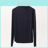 Elegant Ladies Summer Polo Top With High Roll Neck And Long Sleeves For Casual Wear