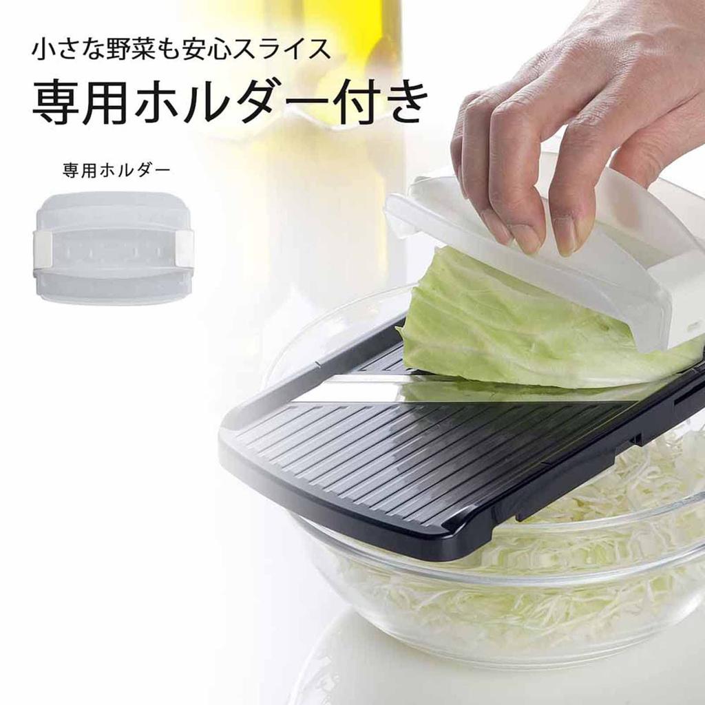 Shimomura Kihan Cabbage Slicer in Cuts Juliennes to Sharp Cutting Safety Holder 44244 [Sugokire] [Made Japan] Ultra-Fine 1mm, Edge, Included,