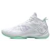 Li Ning Cicada Wing Basketball Shoes Men's Mid Top White/Green ABAR081-2