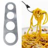 2 PCS Silver Spaghetti Measurer Stainless Steel Spaghetti Measure Ruler  Meal Prep