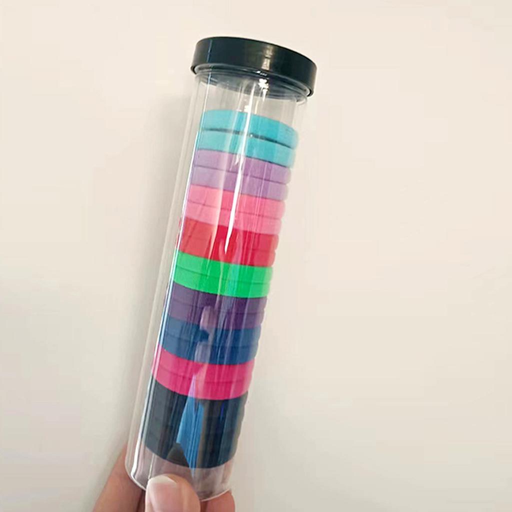Seamless Hair Ties Elastic Headbands Made with Polyester and Spandex for All Hair Types Gentle on Hair No Breakage