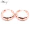 Alisouy 2pcs Copper Alloy Cute Curve Polishing Small Circle Round Hoop Earrings For Women Men Ear Cuff Brincos Hinged Jewelry