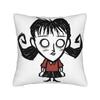 Pillow Cover Don't Starve Maxwell Thinking  Kawaii Pillow Case For Couch Sofa Bedroom Pillowcases