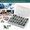 15/24/36 Values 225/460/925Pcs Aluminum Electrolytic Capacitors 16V-50V Electrolytic Capacitor Assortment Kit with Storage Box