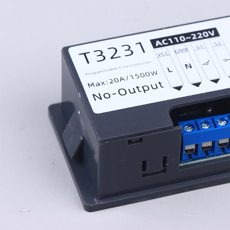 T3231 Releu de Temporizare Ciclică DC12V 24V AC110-220V Afișaj Dublu Roșu și Albastru Modul Releu de Temporizare Comutator Releu de Temporizare pentru Automobil