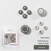 Switch Silicone Keycap - Directional Joystick Cap and Colored Button Sticker for Joy-Con