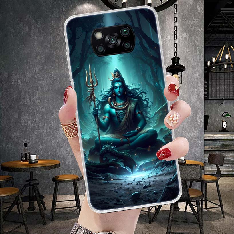 

Lord Shiva Hindu God Buddha India Soft Phone Case For Xiaomi Redmi 15C 15 13C 13 Poco X5 X6 X7 F7 Ultra M7 12C 12 10 10C 9C 9A 9 Xiaomi Poco X7