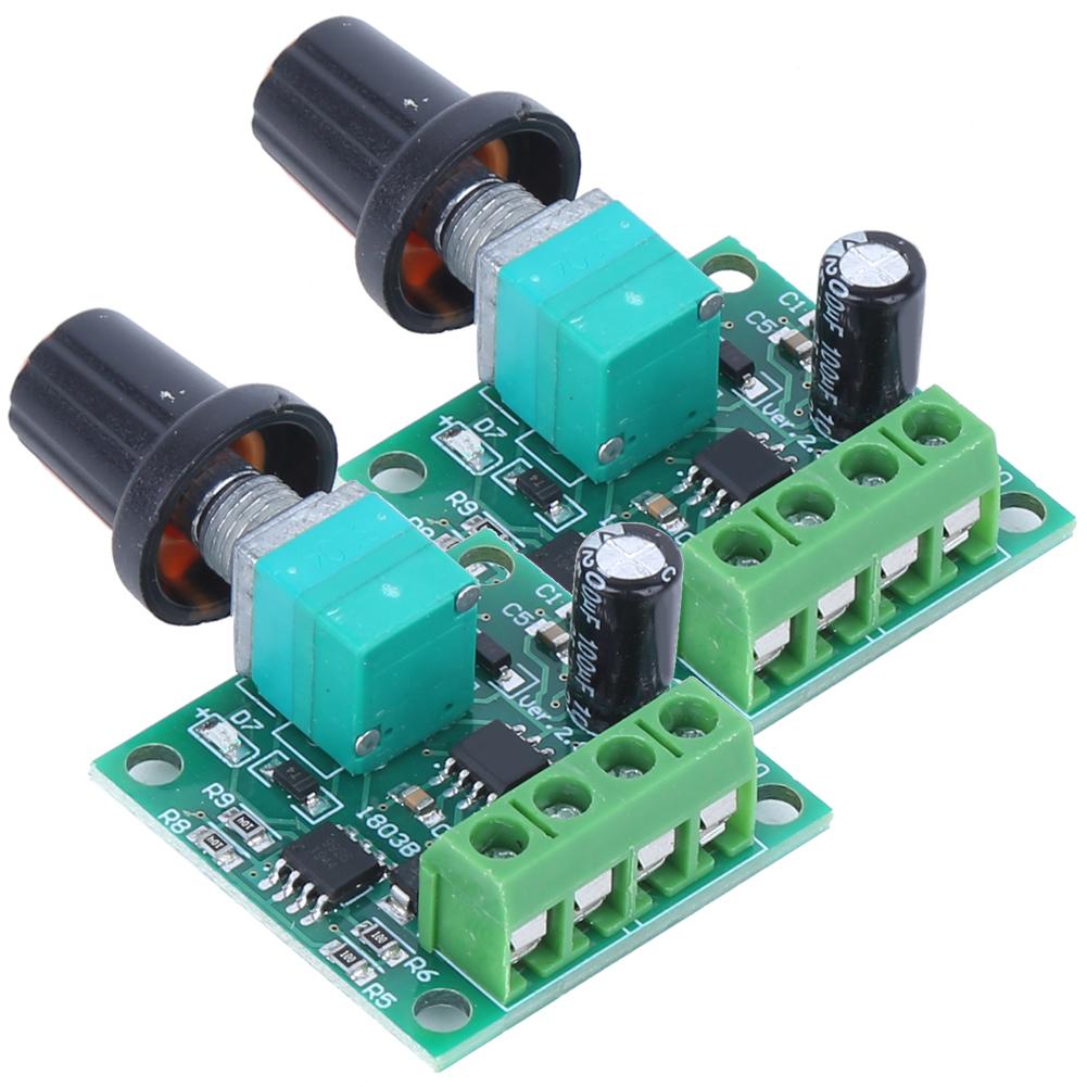 2 Adet 1.8V 3V 5V 6V 12V 2A PWM DC Motor Hız Kontrol Cihazı Düşük Voltaj Kontrol Anahtarı 1803BK