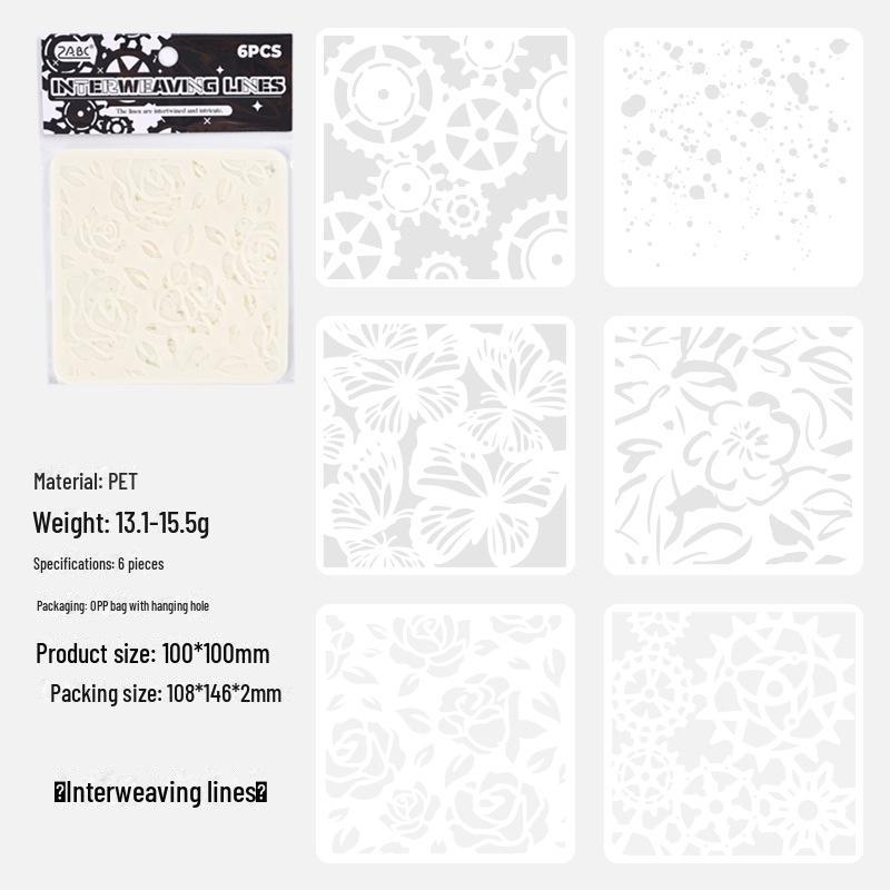 Yuezhen Texture World: Hand-Crafted Hollow Design Pet Painting Template