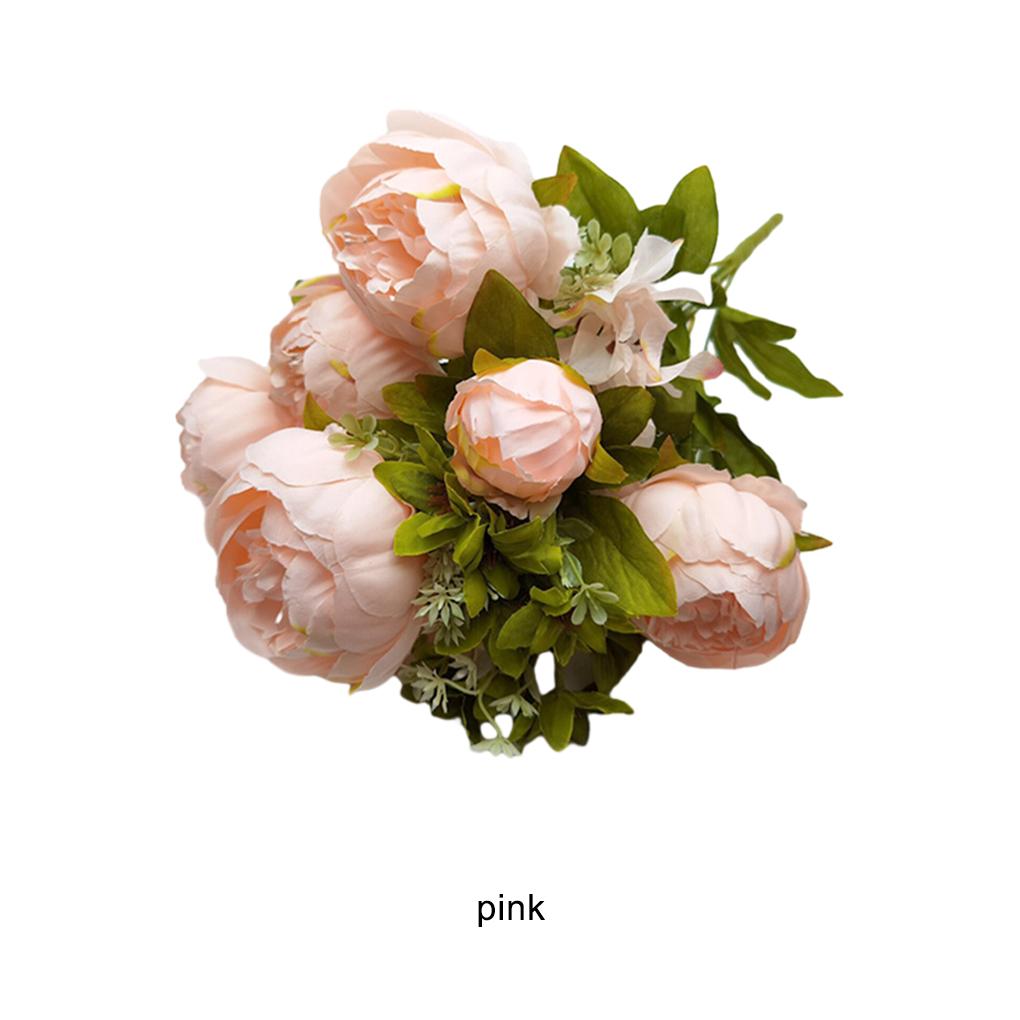 Artificial Peonies Flower Bouquet Low Maintenance And Elegant Bouquet Artificial Flower Flowers
