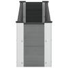 Raised Garden Bed Gray 150 X 30 X 36 Cm