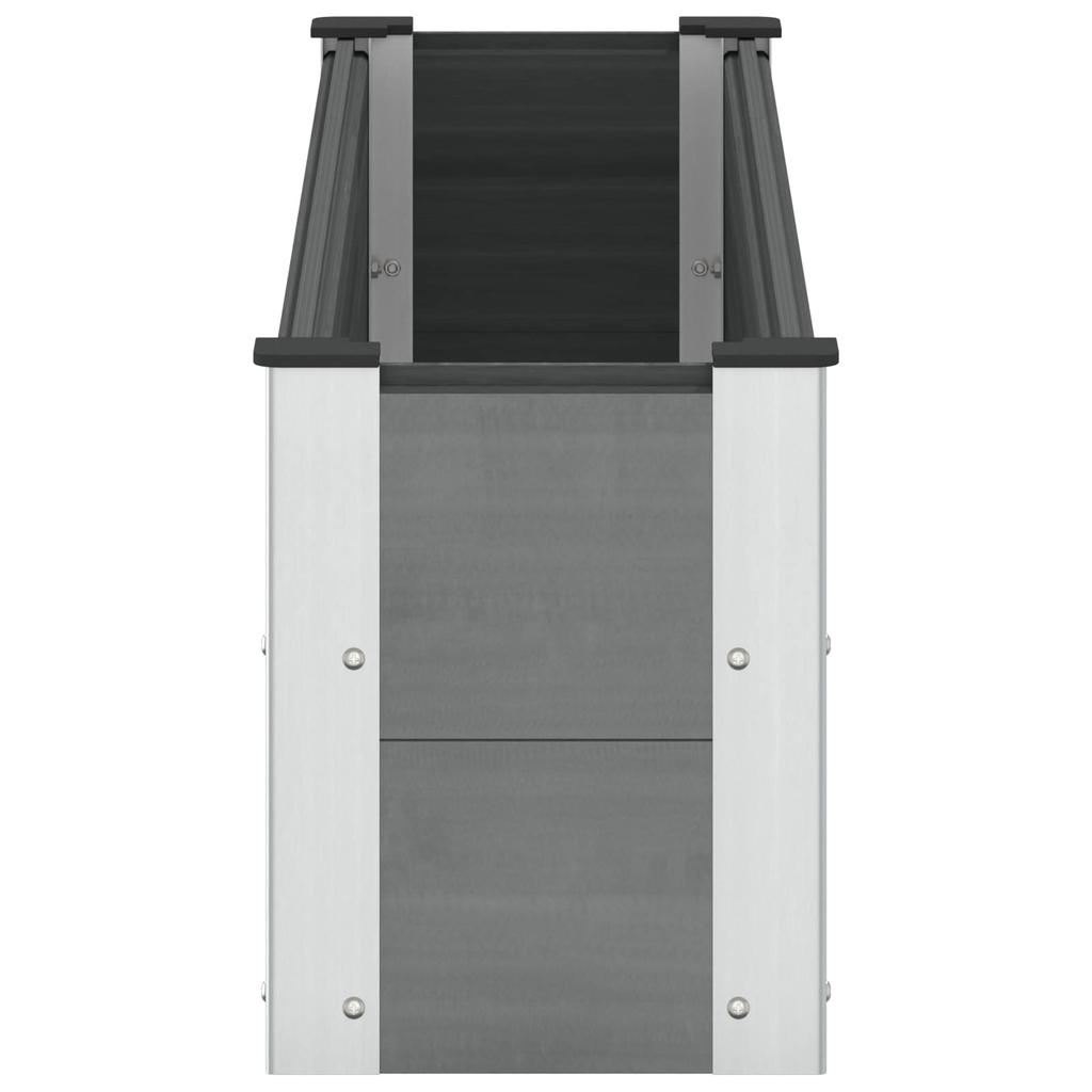 Raised Garden Bed Gray 150 X 30 X 36 Cm