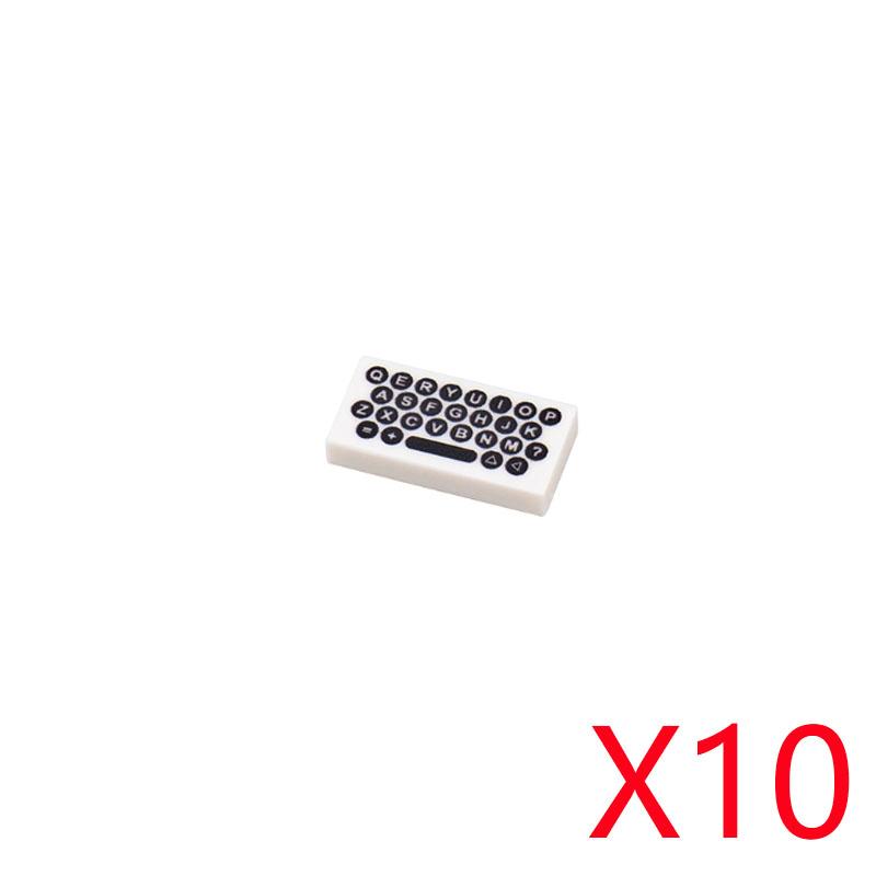 Scene Model Printing Accessories Building Blocks Dashboard Screen Keyboard Mouse Control Buttons Mini Compatible Brick Toy N08