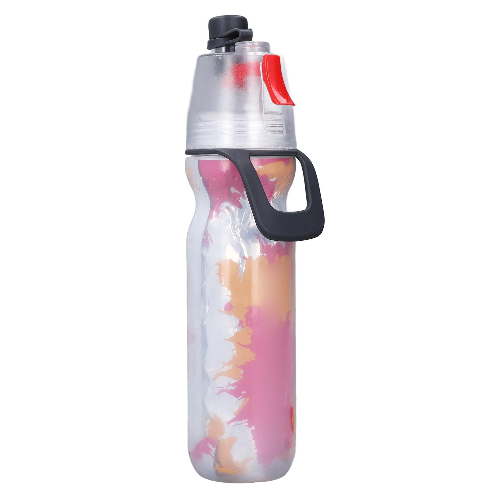 

PE Бутылка для распыления воды Туман Спортивная бутылка для воды Многоразовая Охлаждающая бутылка для питья с двойной