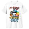 No Bunny Loves Me Like Jesus Easter TShirt Summer Cotton TShirts Unisexs Harajuku Design Tee Shirt ShortSleeve Vintage Top Tees