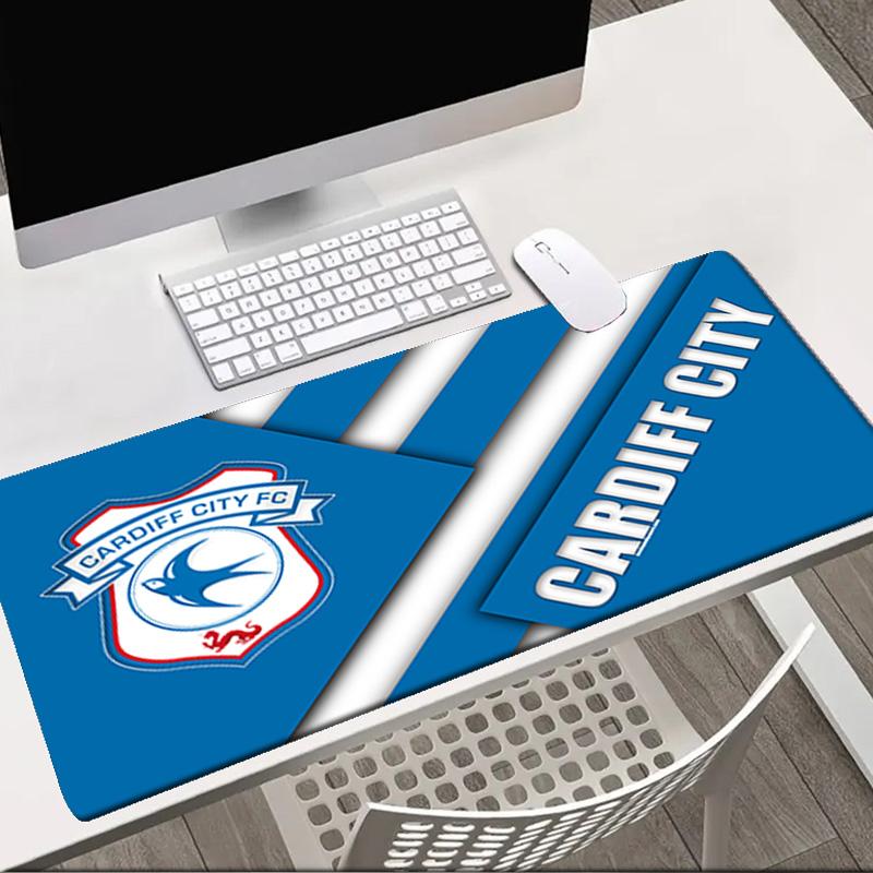 Cardiff Fc Crest Mouse pad Office Desk Mat, Gaming Mouse Pad Mousepad, keyboard pad,Heavy-Duty Non-Slip Rubber Backing, Gift