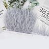 8-10Cm Ostrich Feather Wedding Dress Diy Performance Clothing Accessories Feather Tassel Including Webbing