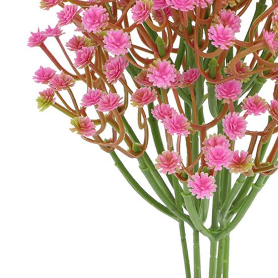 UV-Resistant Artificial Flowers 20&36 Stems Realistic Touch Gypsophila Bouquets for Weddings Home Decor Weatherproof Plastic Fake Flowers for Outdoor