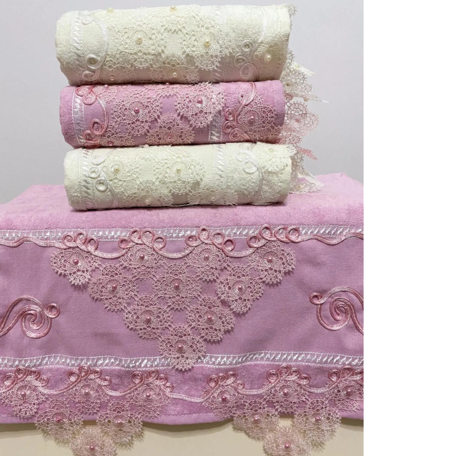 

50x90 4 шт. 100% хлопок бархат иглы кружева кружевной узор полотенце 50 x 90