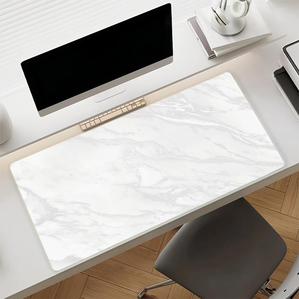 Art Marble Mouse Pad Non-slip Rubber Gamer Balance Computer Mat Decoracion Deskmat Laptop Office Large