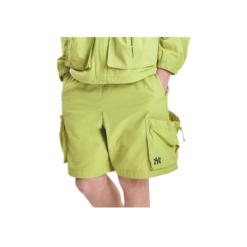 New MLB GofcoreBasic New York Yankees Cargo Shorts Unisex Light Olive 3ASMB0953-50OLL