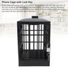 Lockable Design Cell Phone Jail Key Lock Black Grey Phone Lock Box Time Management All Black Mobile Phone Prison Classroom