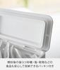 Yamazaki Slim Storage Case with x x Barley Tea Airtight Storage 10391 Gasket, 2.3L, White, W18.5 D8.6 H25cm, Tower, Bag, Container,
