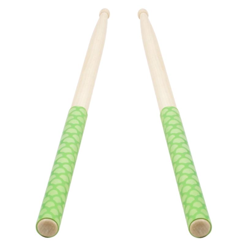 1 Pair Drum Stick Heat Shrink Tube Wraps Drumstick Grips Absorb Sweat Sleeve