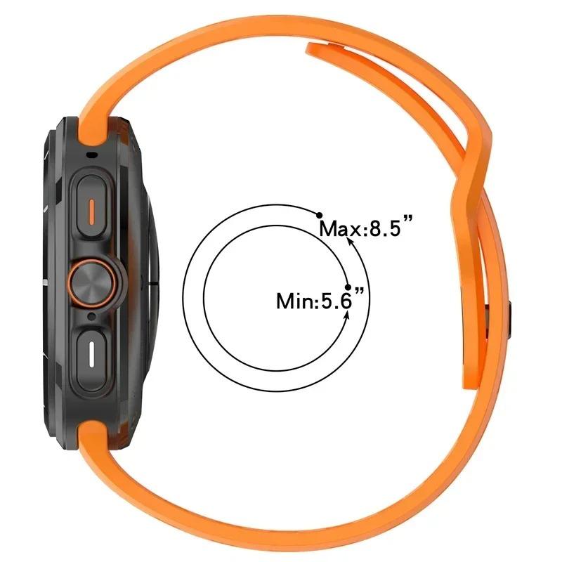 Soft Silicone Strap For Samsung Galaxy Watch Ultra 2025 Fashion Sports Breathable Bracelet For Samsung Watch 7 Ultra 47mm Correa