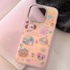 Suitable for gilding iphone15Phone case17Promax Laser pink cartoon16Anti-Fall14Korean Style13Hard case