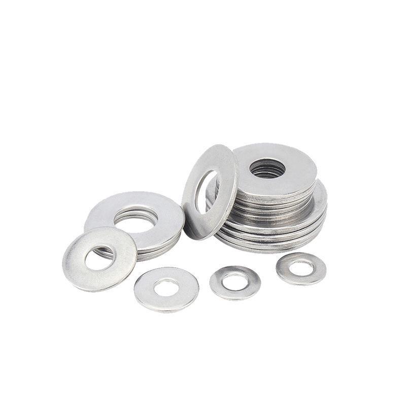 304 Stainless Steel Thickened Flat Washer, Round Metal Screw Washer (M3, M4, M5, M6)