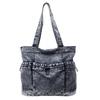 Bolso Denim Mujer Commuter Gran Capacidad Bolso de Axila Bolso Tote Bolso de Hombro