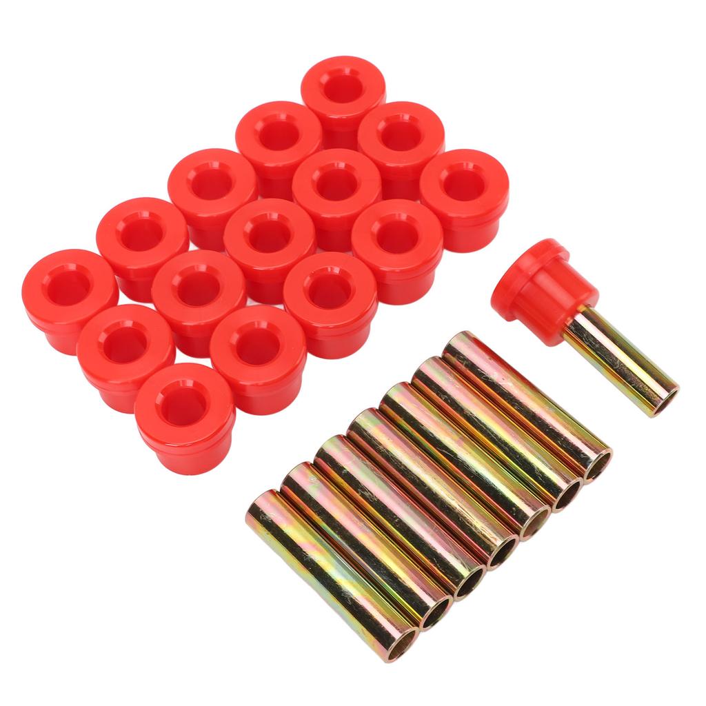 Spring Bushing Kit 1015583 Golf Cart Rear Leaf Spring Polyurethane Bushing and Sleeves Replacement for E‑Z‑GO TXT