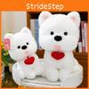 White Highland West Terrier Plush Toy Pp Cotton Filling Children Decor Playroom