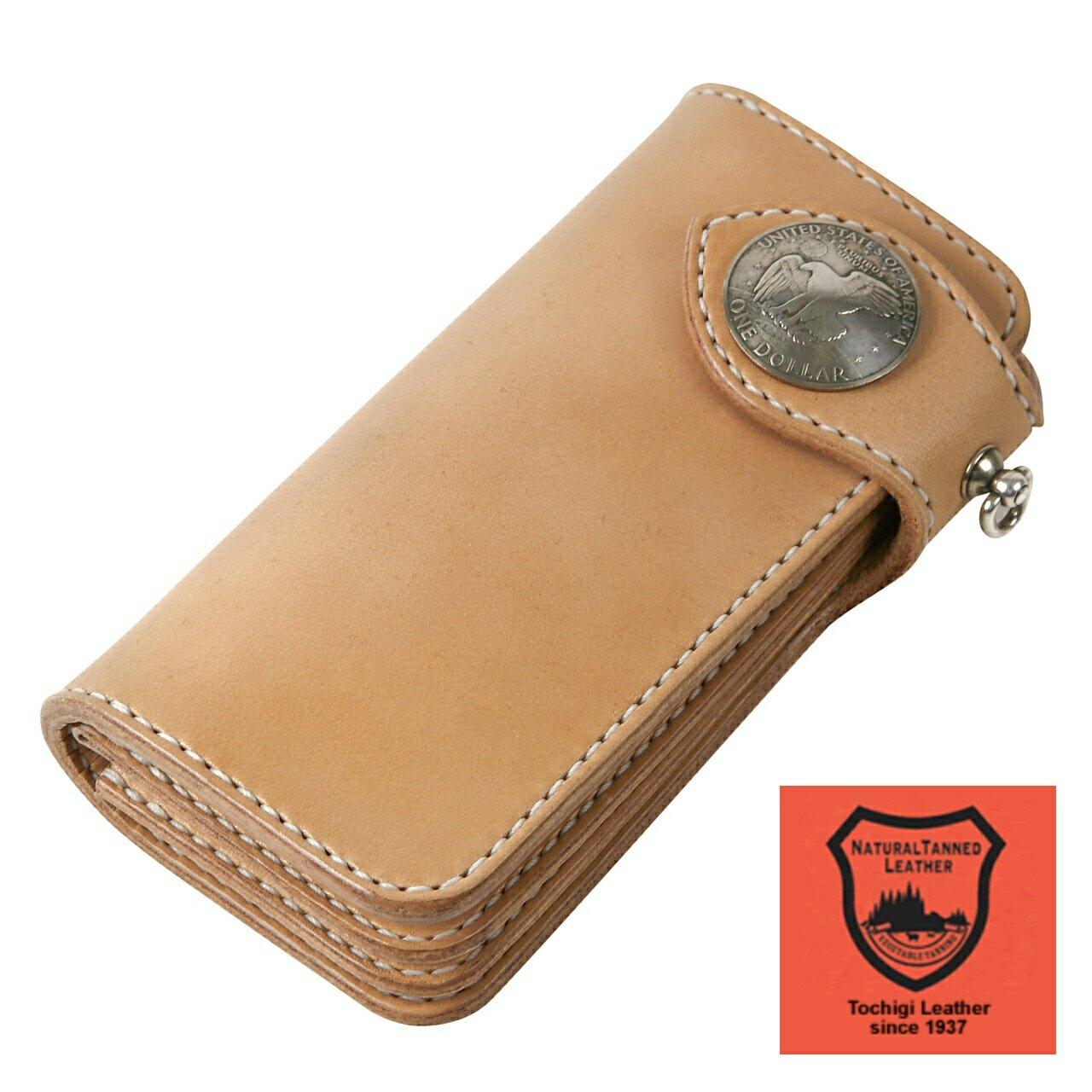 イタチョコ&ナチュラル✴︎ミドルサイズ レザーWallet イタチョコ&ナチュラル✴︎ミドルサイズ レザーWallet