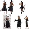 Stunning Women's Witch Cosplay Outfit With Charming Accessories For Festive Occasions