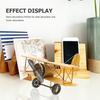 INOOMP Airplane Ornament Retro Tin-Style Biplane Vintage Antique Iron Object Interior Goods Photo Prop Propeller Plane American Decoration Gift