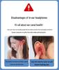 V59 Wireless Single Ear Bluetooth Earphone with Long Battery Life and Digital Display