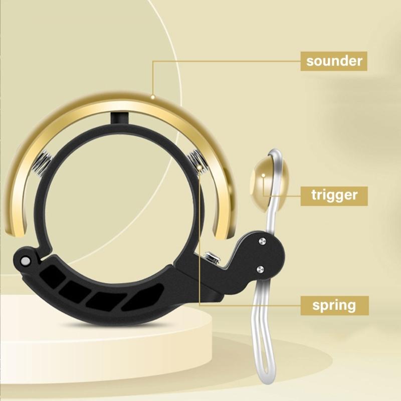 Coppers Alloy Bells Classical Bicycles Bells Loud Sound Bikes Rings Retro Bicycles Bells for Mountain Bikes Handlebars
