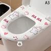 Cute Print Design Toilet Seat Cover Thickened Eva Toilet Seat Soft Durable Cartoon Pattern Toilet Seat For Bathroom For Toilet