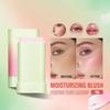 Farveskiftende Roterende Rouge, Contouring Rouge Rouge, Naturlig Nude Makeup Mat Rouge Stift