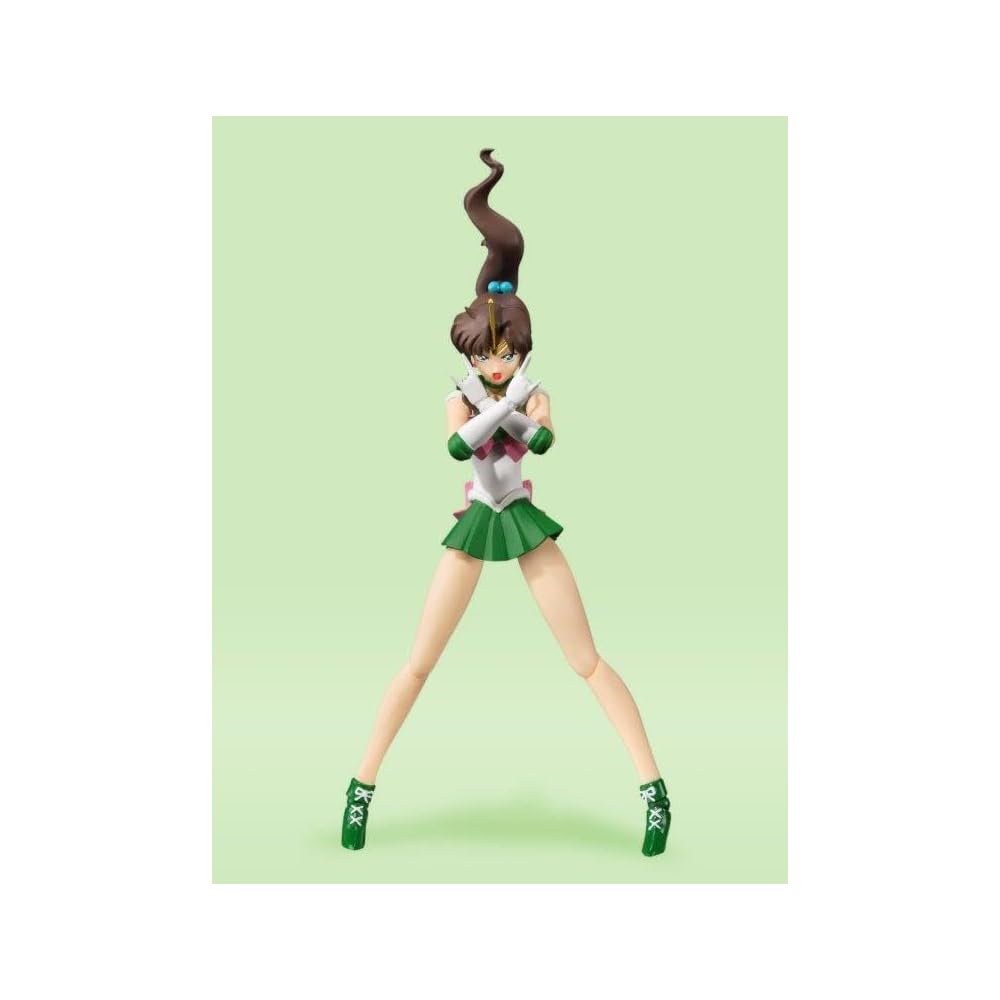 TAMASHII NATIONS S.H. Figuarts Sailor Moon Sailor Jupiter Animation Color Edition 150mm PVC Action Figure