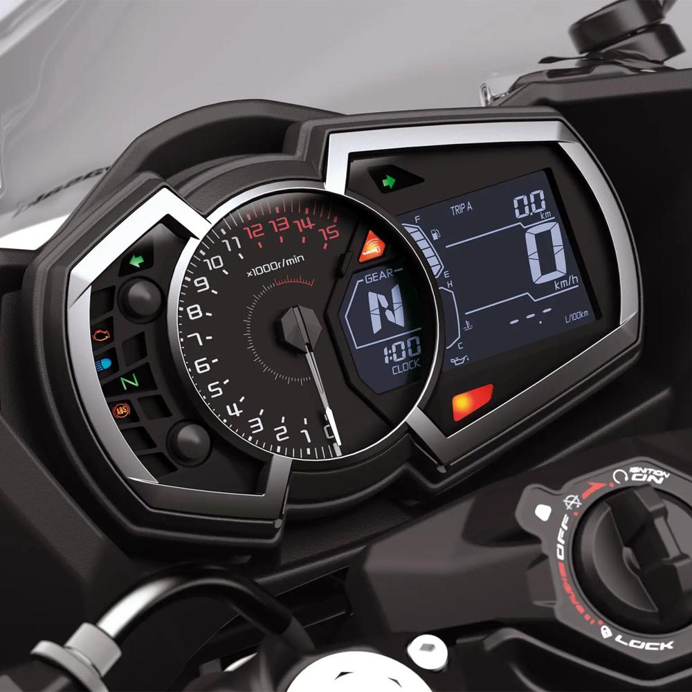 Motorcycle Gauges Cover Case Speedometer Tachometer Instrument Housing For Kawasaki Ninja 400 650 1000 2018-2023