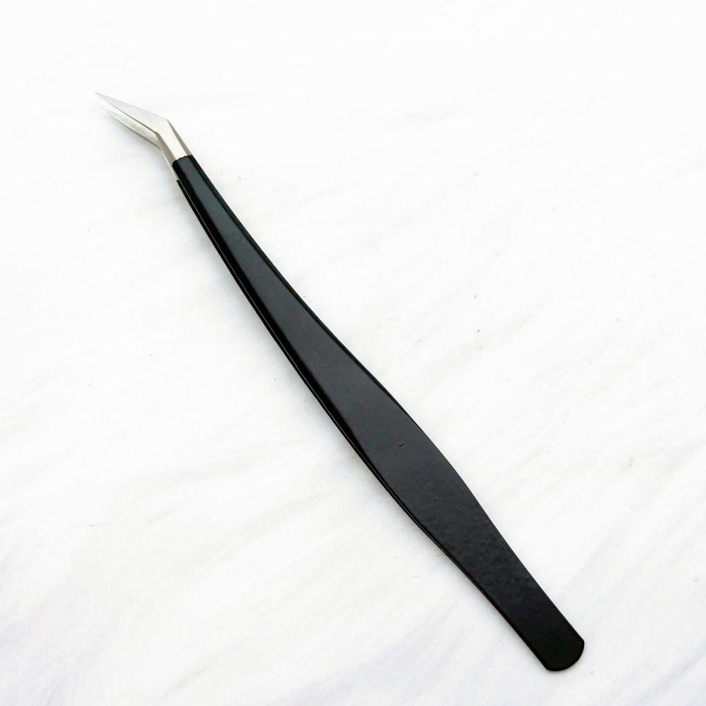 Golden Feather High-Precision Eyelash Tools: Colored False Eyelash Tweezers, Grafting Tweezers, and Curler.