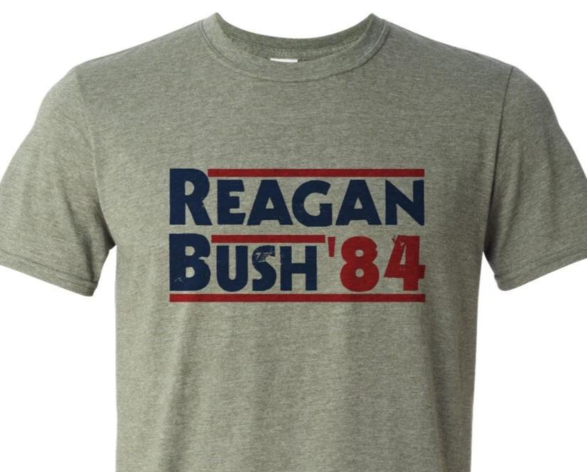 Reagan Bush 1984 Retro Shirt - Unisex - T-Shirt - Quick Shipping XXXL