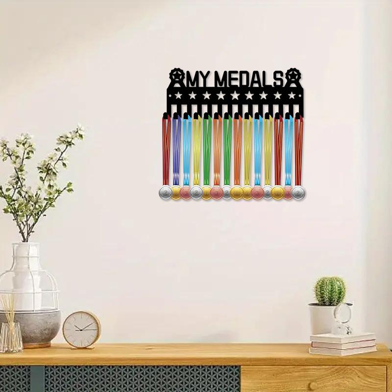 1Pcs Medal Display Hanger Sports Metal Wall Hanging Rack Key Hook Tie Rack Suitable For Sports Awards And Decorative Medals