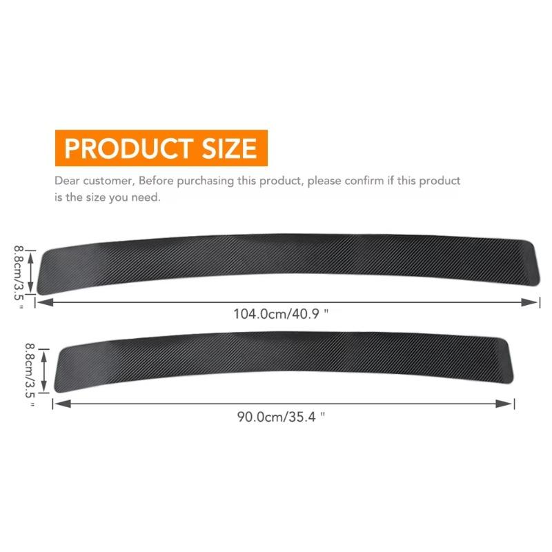 Car Carbon Fiber Door Sill Protector Stickers for Cadillac CTS DTS STS XTS ATS BLS SLS CT5 CT6 XT5 XT6 Anti-Scratch Accessories